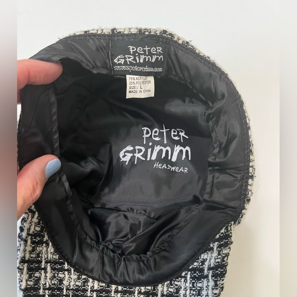 EUC Peter Grimm Plaid/TweedLarge Cap/Hat - Picture 5 of 5